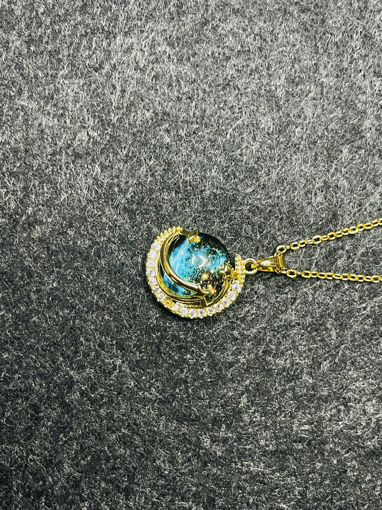 Crystal Moon Necklace