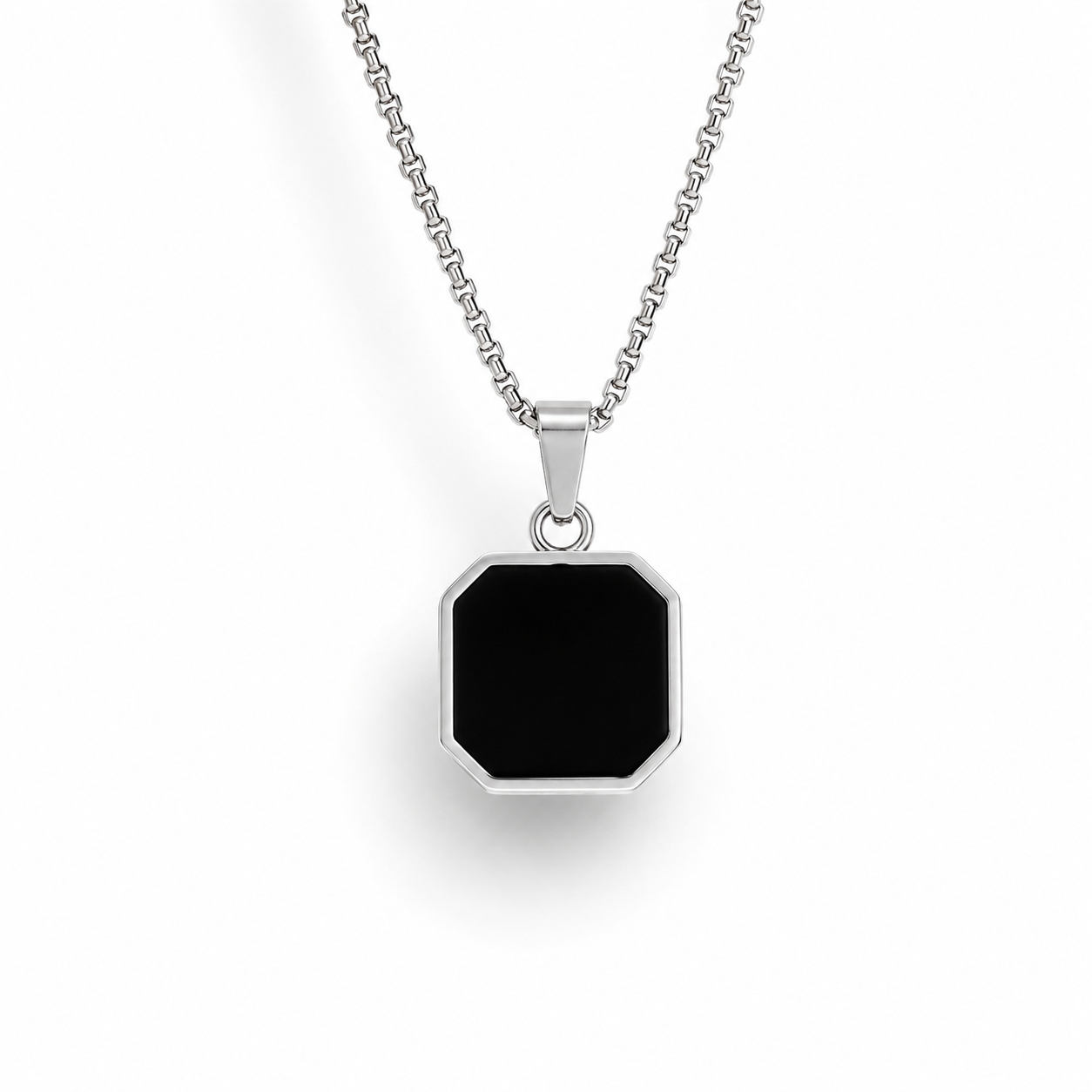 K Square Pendent & Chain