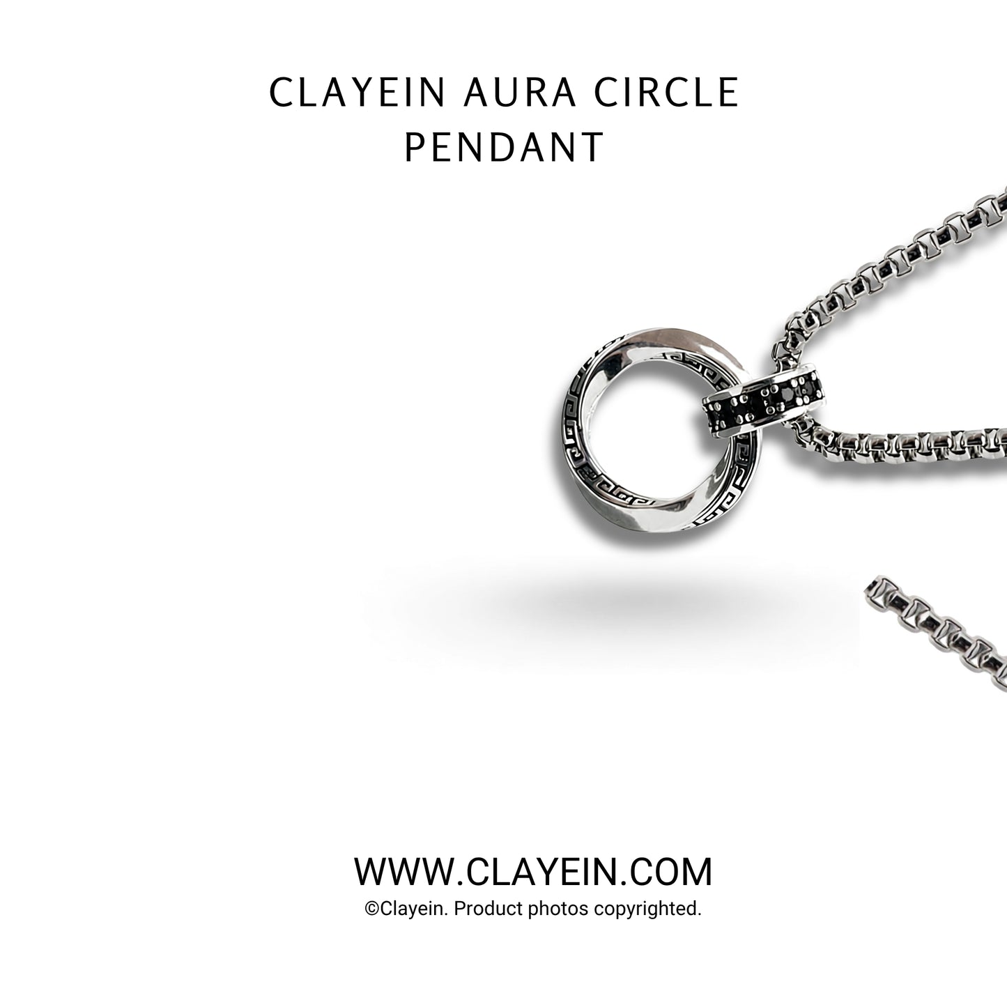clayein Aura Circle Pendant