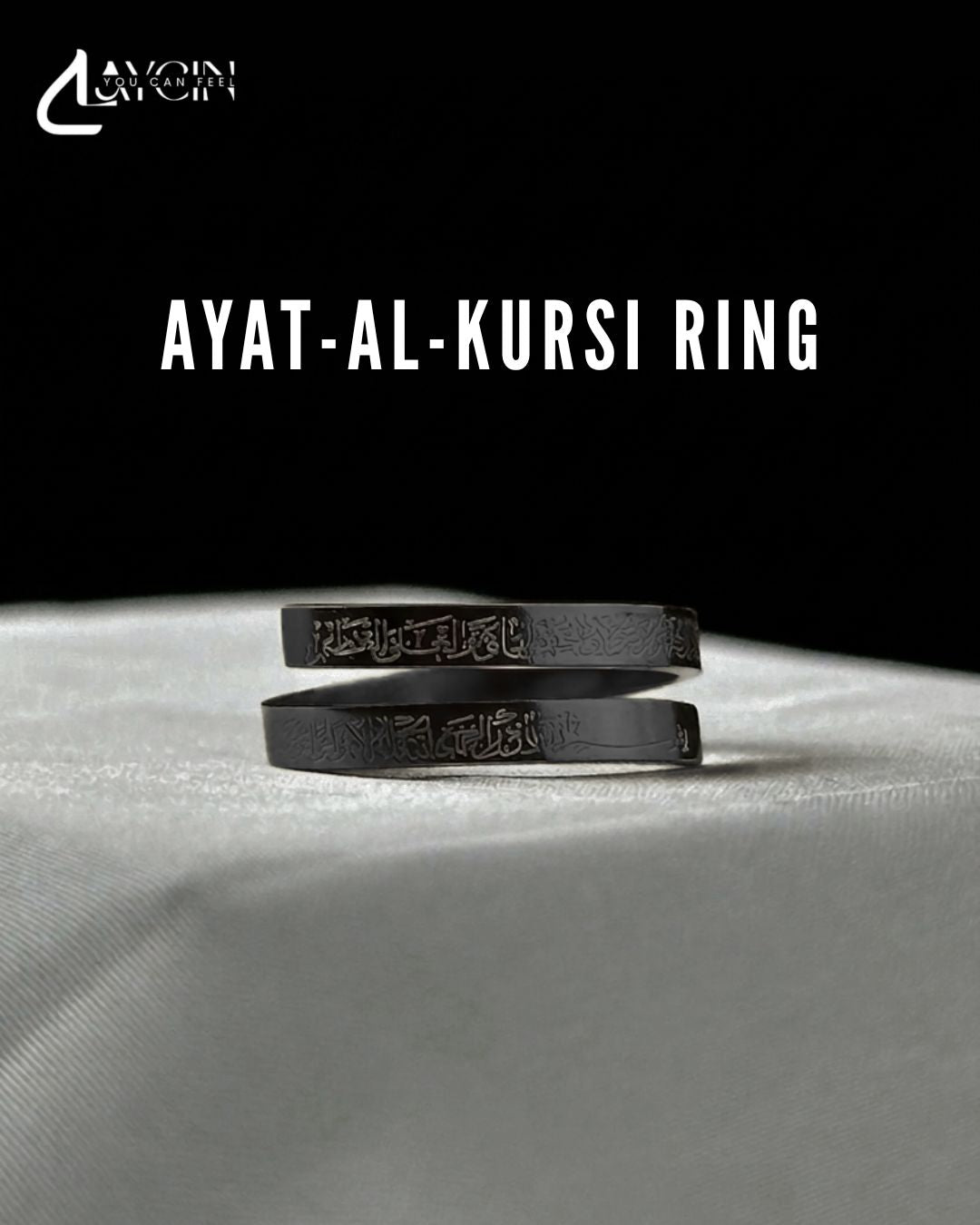 Ayatul Kursi Black RIng