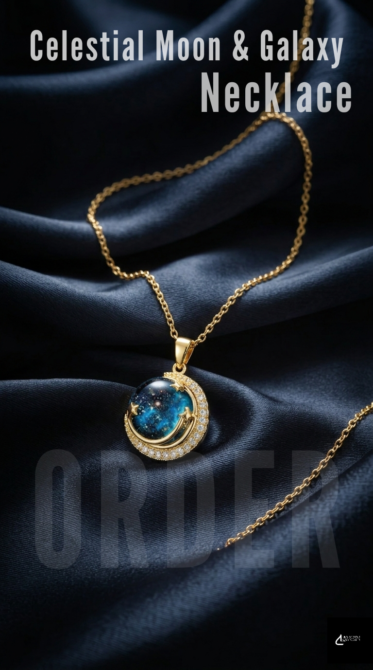 Crystal Moon Necklace