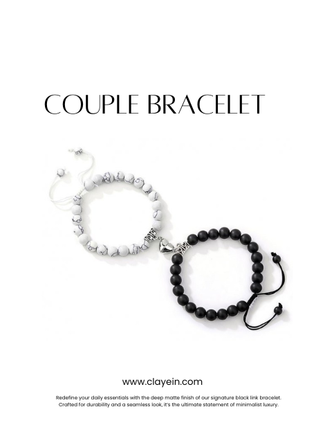 Clayein Twin Hearts Bracelet