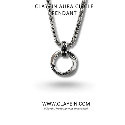 clayein Aura Circle Pendant