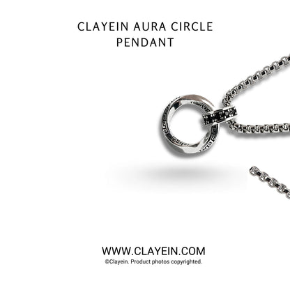 clayein Aura Circle Pendant