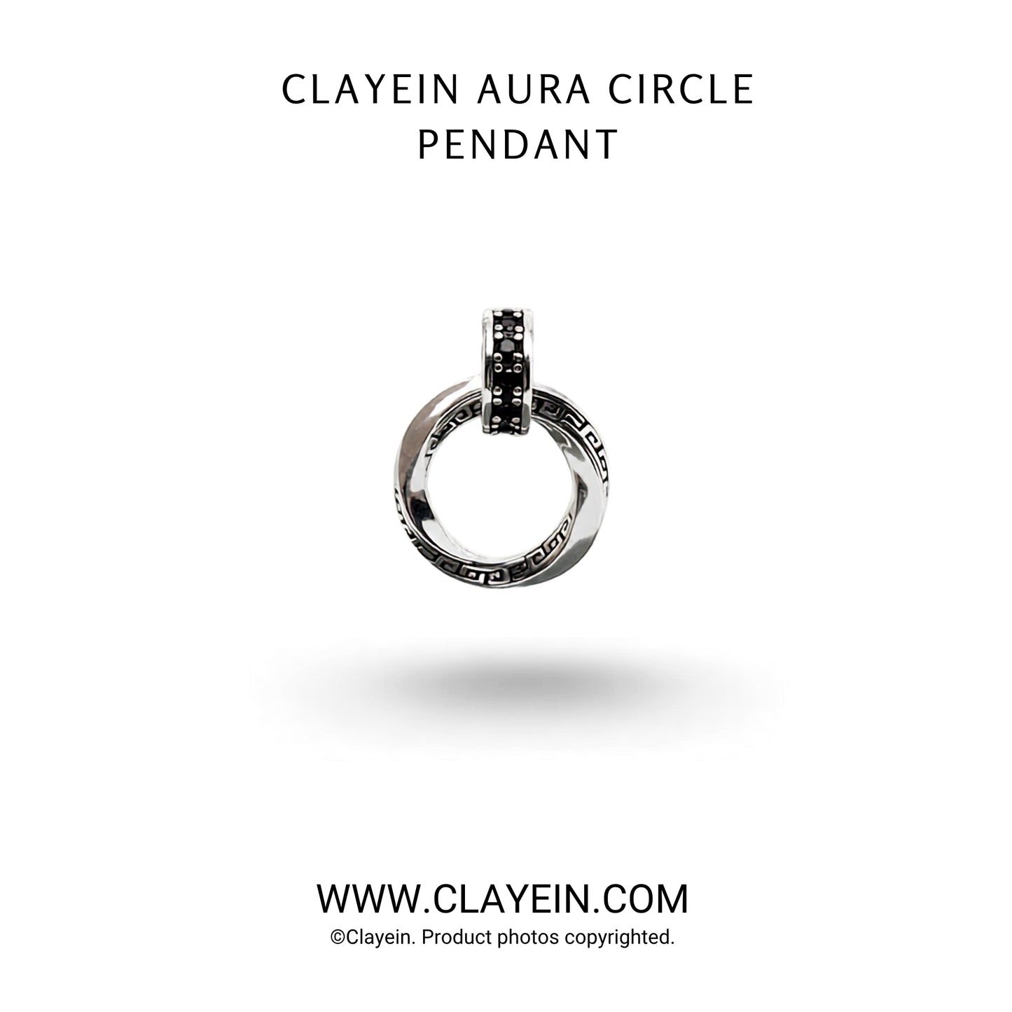 clayein Aura Circle Pendant