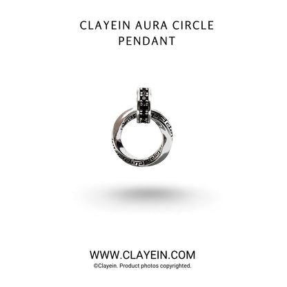 clayein Aura Circle Pendant